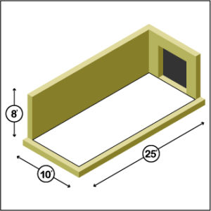 10 x 25 Storage Unit