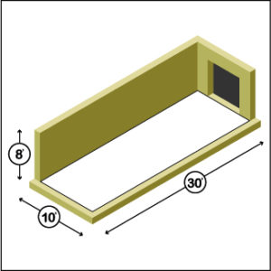 10 x 30 Storage Unit