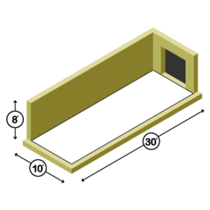 10x30 Storage Unit