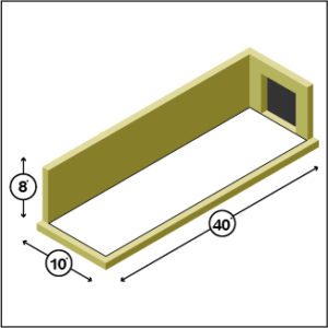 10 x 40 Storage Unit