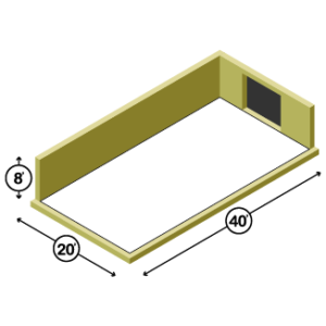 20x40 Storage Unit