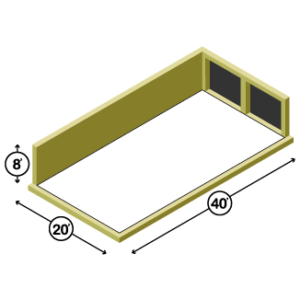 20x40 Storage Unit